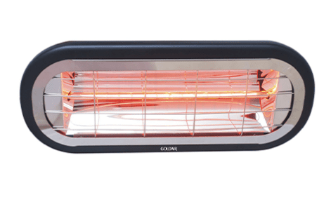 Goldair Infrared Halogen Heater – 2000W Wall-Mount