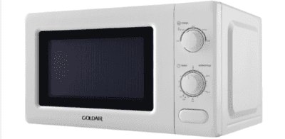 Goldair 20L Microwave Oven GMO-20 with Push-Button Door and 5 Power Settings