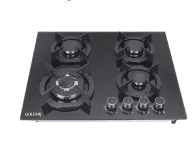 Goldair 4 Burner Gas Hob with tempered glass and Sabaf burners