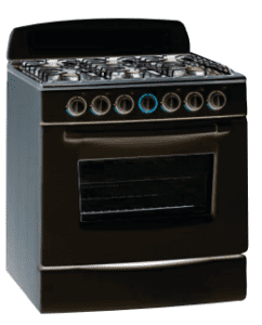 Goldair 6 Plate Gas Oven and Stove with stainless steel top and 120L cavity