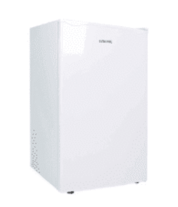 Goldair 130 Litre Bar Fridge GBF-130W White with adjustable shelves and reversible door
