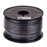 RG6 Black Coaxial Cable 100m with 64 braid shielding