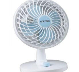 Goldair® USB Mini Fan with Adjustable Head and Dual-Speed