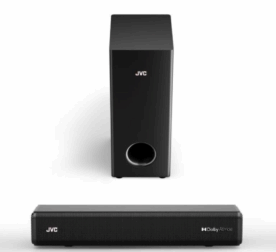 JVC TH-N134B Sound Bar with Dolby Atmos and Wired Subwoofer