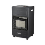Totai Rollabout Gas Heater Black with ceramic panels