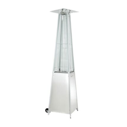 Totai Glass Tube Heater – Stainless Steel Outdoor Patio Heater with Glass Tube