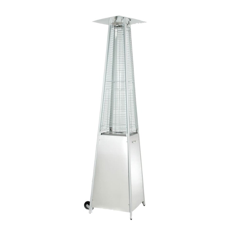 Totai Glass Tube Heater – Stainless Steel Outdoor Patio Heater with Glass Tube