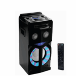 Telefunken Party Speaker with Bluetooth, USB, FM Radio, and LED Lights