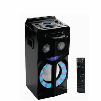 Telefunken Party Speaker with Bluetooth, USB, FM Radio, and LED Lights