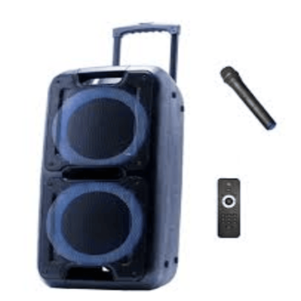 JVC XS-N6212PB Bluetooth Trolley Speaker with Wireless Mic and TWS