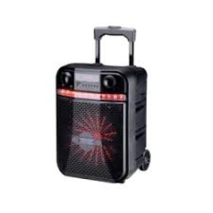 JVC XS-N319PB Trolley Speaker with Bluetooth, LED Lights, and Wireless Mic