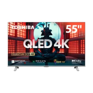 Toshiba 55" UHD QD Smart TV – Front View