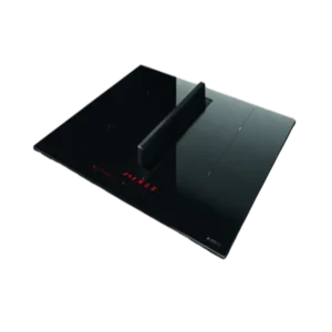 Elica 60cm Aspiration Hob with Downdraft Extractor – Black Glass Finish