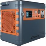 Conti 1100W Portable Solar Power System with built-in battery and multi-output ports