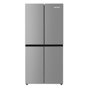 Goldair 500L Refrigerator GBR-500DC with Metal Doors and Interior Accessories