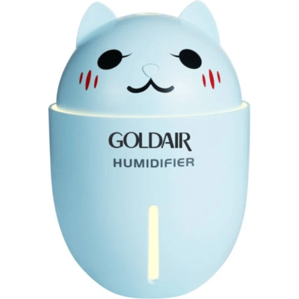 Goldair Mini Humidifier Blue with USB Fan and Light – 320ml Capacity