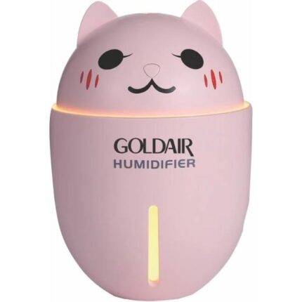 Goldair Mini Humidifier Pink GMAH-21P with USB Fan and LED Light