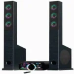 JVC MX-N124B 5.0 Speaker System with Dual Subwoofers