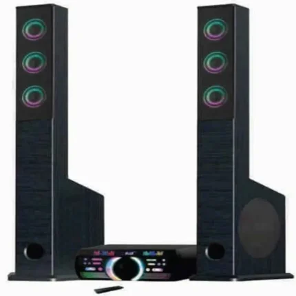 JVC MX-N124B 5.0 Speaker System with Dual Subwoofers