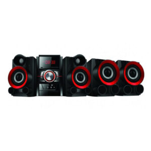 JVC MX-DN300 Mini DVD HiFi System with Red Speakers
