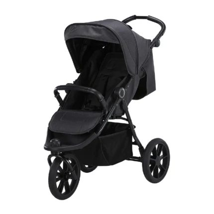 Conti jogger baby stroller with three air wheels and adjustable backrest