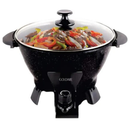 Goldair 7L Multi-Function Electric Cooker with glass lid and remote control