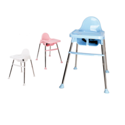 Conti CHBC-002W/BL/P Baby High Chair – Adjustable Feeding Chair