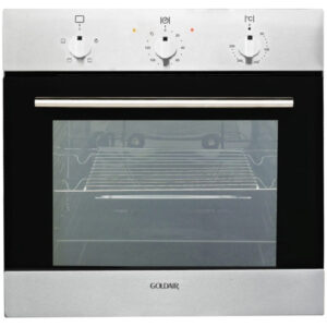 Goldair Under Counter Oven with stainless steel panel and black glass door
