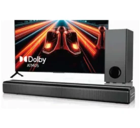 JVC TH-N134B Sound Bar with Dolby Atmos and Wired Subwoofer