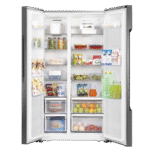 Hisense 508L Side-by-Side Fridge -Titanium Inox - Image 2