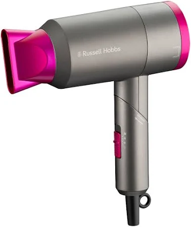 Russell Hobbs Travel Hair Dryer with compact design and dual speed settings