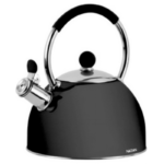 Salton 2.5L Black Stove Top Whistling Kettle