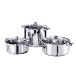: Salton 6-Piece Stainless Steel Cookware Set