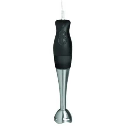 Sunbeam Rubberised Hand Blender with black and stainless steel finish