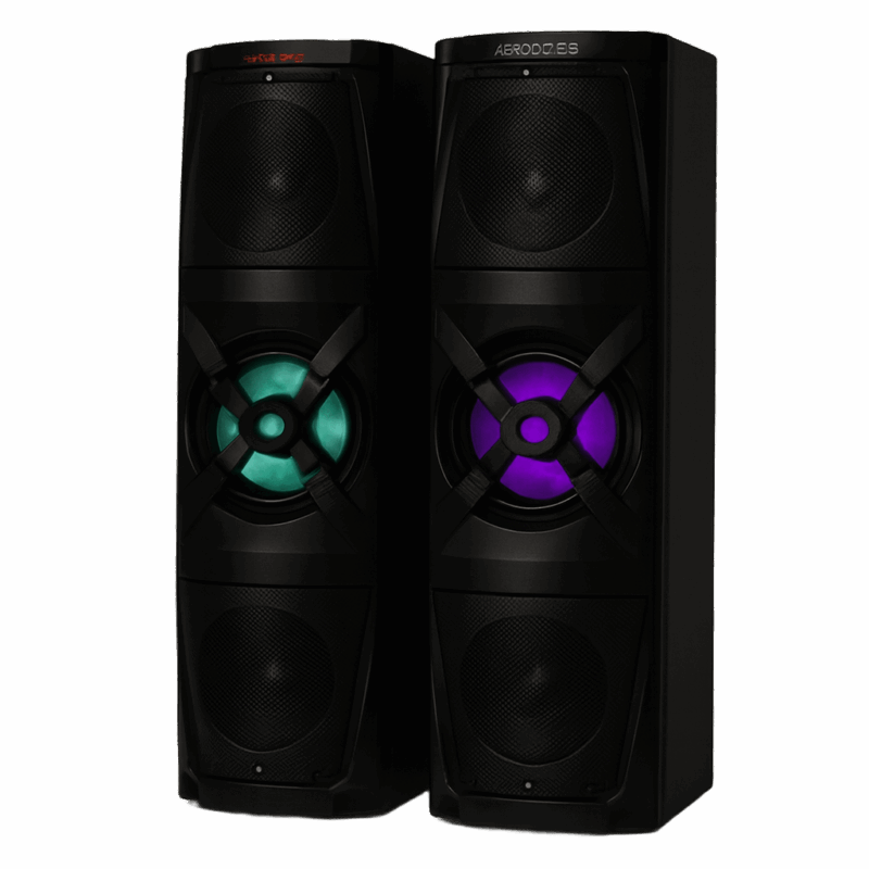 Aiwa Dual Power Bluetooth Speakers with LED Display