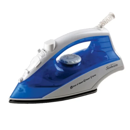 Sunbeam steam iron with non-stick soleplate and dry/steam/spray functions