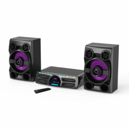 JVC MX-N122B Home Entertainment System with LED Speakers