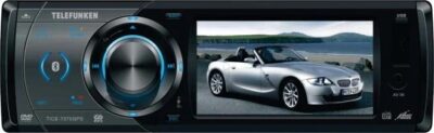 Telefunken 3.5" Single DIN Car Stereo with TV, USB/SD/AV-In, GPS, Bluetooth