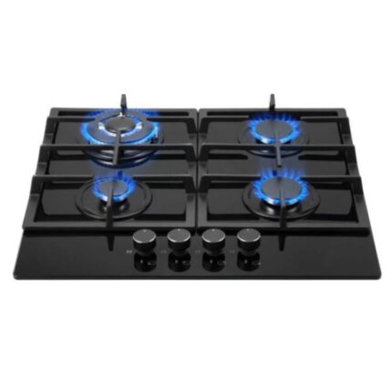 Totai 60CM 4 Burner Gas On Glass Hob with tempered glass and auto ignition