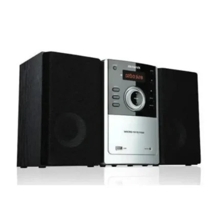 Aiwa Micro DVD HiFi system with Bluetooth, CD/DVD, USB, and FM