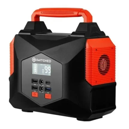 Switched 200W Portable Power Station with 166.5Wh Lithium Battery