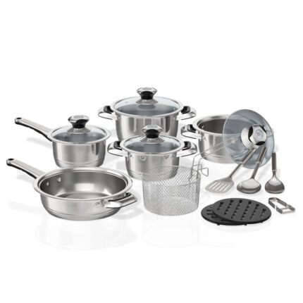 Bennett Read 16pc Stainless Steel Cookware Set