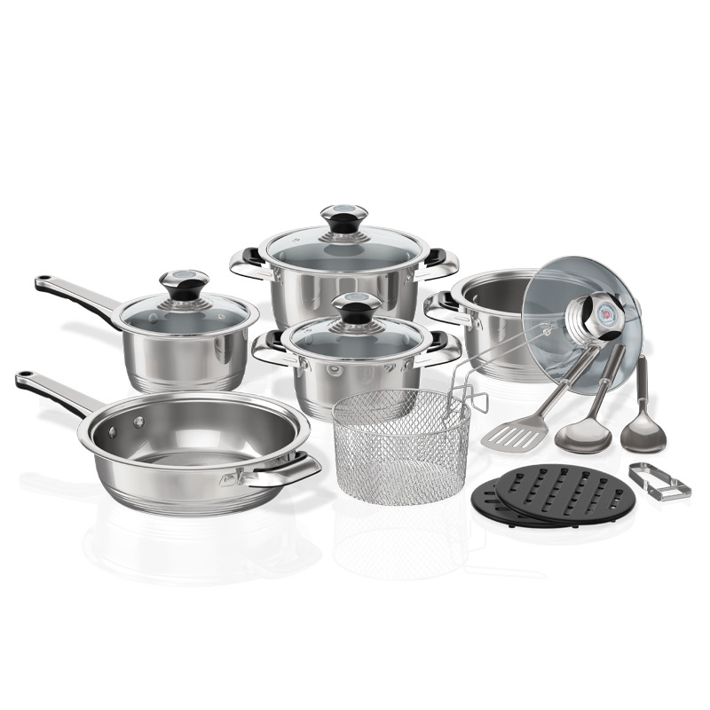 Bennett Read 16pc Stainless Steel Cookware Set