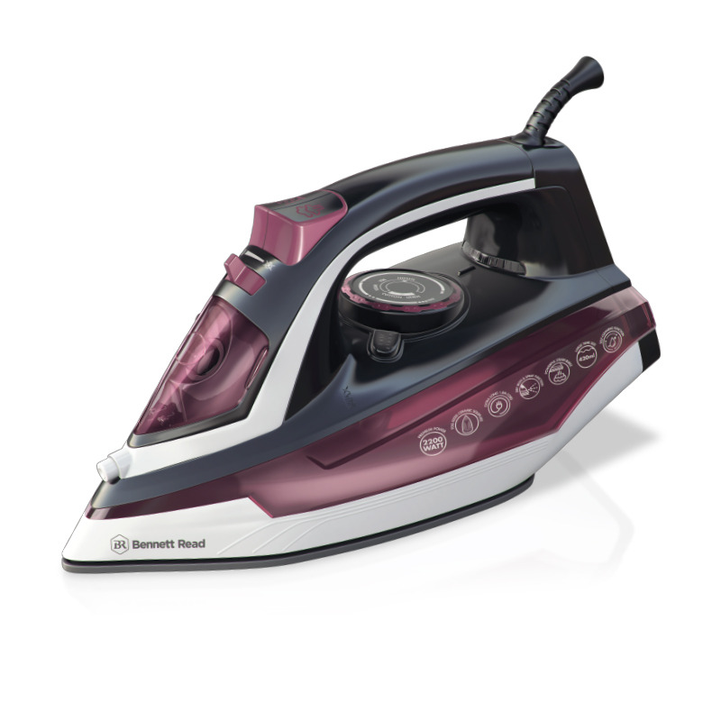 Bennett Read 2200W Steam Iron 2.0 with Ceramic Soleplate and Variable Steam Control