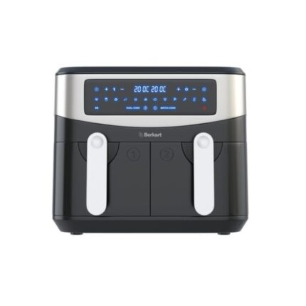 Berkart 9L Digital Dual Air Fryer with two 4.5L drawers