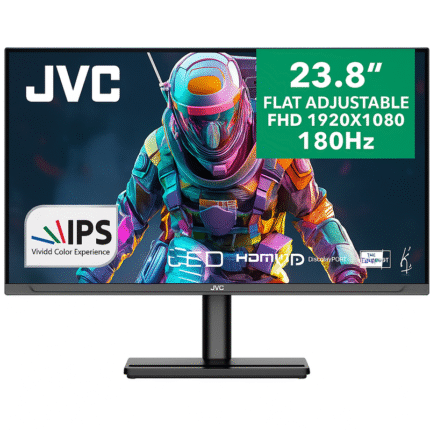 JVC 24-inch LT-GN24255 flat IPS gaming monitor with 180Hz refresh rate and 1ms response time