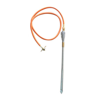 Totai Turbo Gas Firelighter connected to a gas cylinder