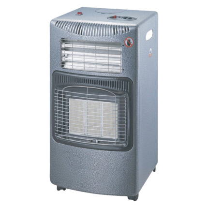Goldair 3 Panel Gas / Electric Heater in Silver
