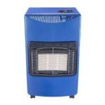 Goldair GGH-R4BL Blue Portable Gas Heater on castors