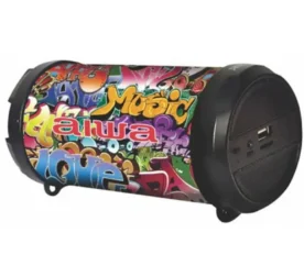 Aiwa Graffiti Bluetooth Speaker with LED display and multi-connectivity